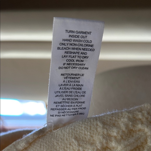 Cream Cable Knit Button-Up Cardigan Sweater - Picture 10 of 10